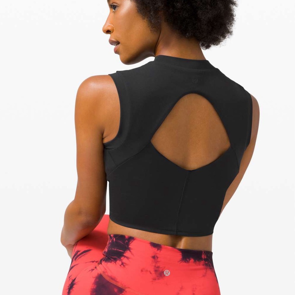 Lululemon Sweat Intention Tank Black Size 6 Nulu